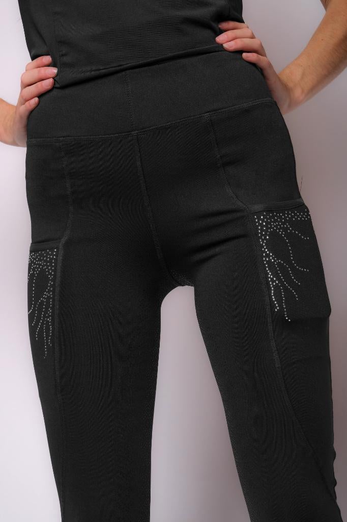 Montar Marlon Crystal Lians Legging, Full Grip, 38, 40, Dressuur, Nieuw, Dames, Onderkleding