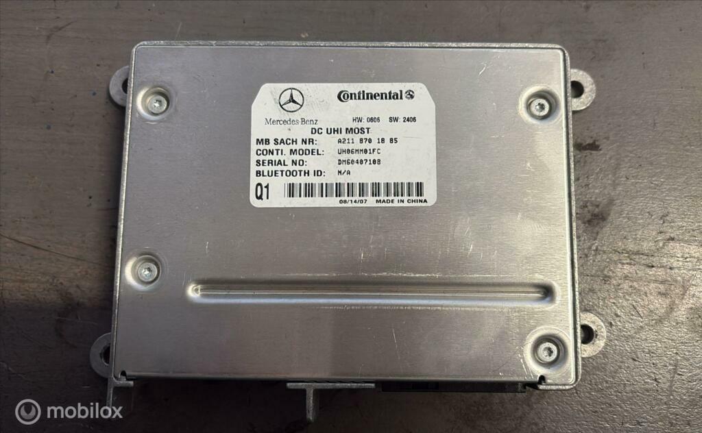 Bluetooth-module Mercedes E-klasse W211 02-09) A2118701885, Gebruikt, Mercedes-Benz, Ophalen of Verzenden, Mercedes-Benz