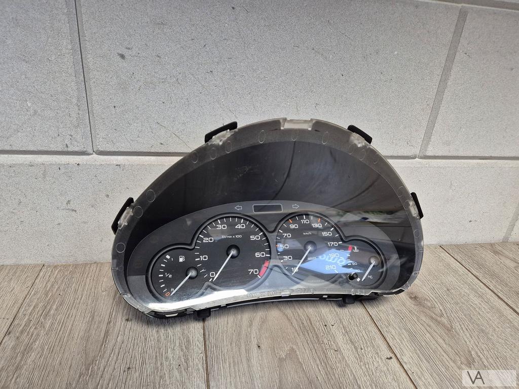 Peugeot 206 1998 - 2002 tellerklok cockpit 9641573780 €50, Gebruikt, -, -, Ophalen of Verzenden