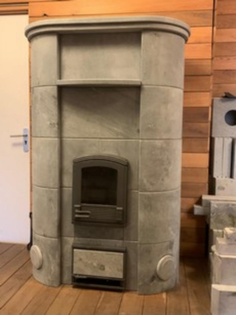 Tulikivi TU 1550 speksteenkachel speksteen kachel, Huis en Inrichting, Kachels, Ophalen, Gebruikt, Houtkachel, Vrijstaand