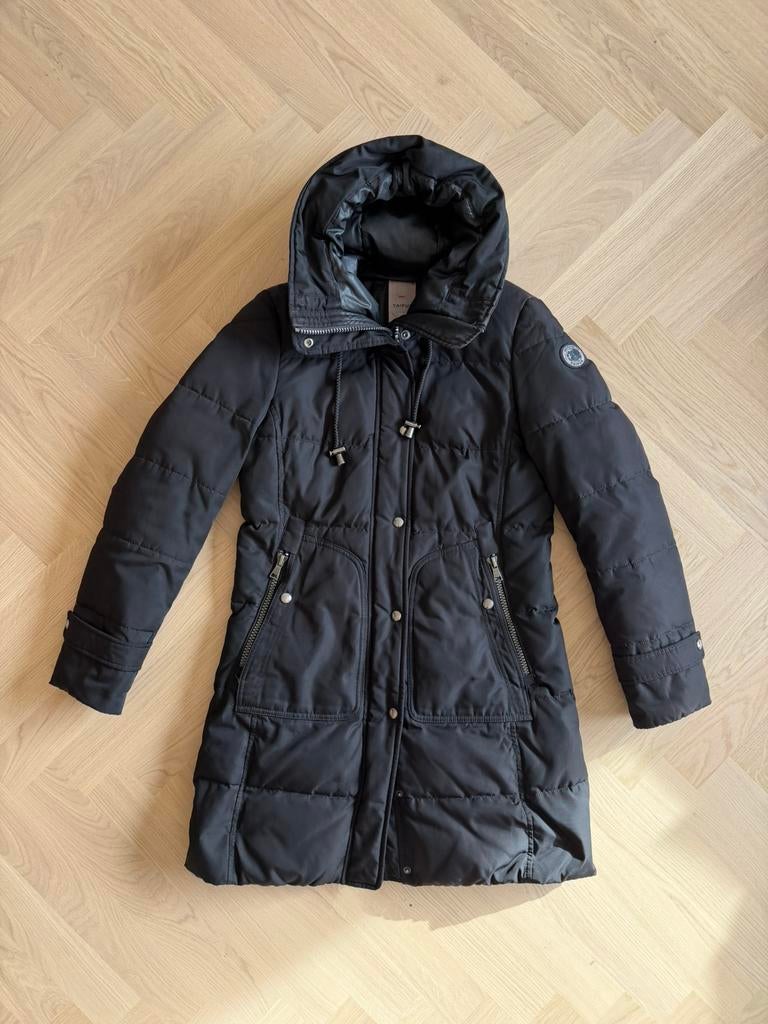 Taifun zwarte halflange winterjas maat 36 – nieuwstaat, Kleding | Dames, Jassen | Winter, Ophalen of Verzenden, Zo goed als nieuw
