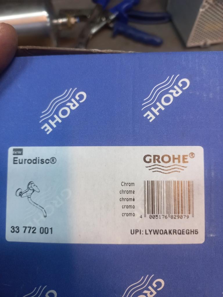 Grohe Eurodisc 33772001 Keukenmengkraan - Nieuw in doos, Doe-het-zelf en Verbouw, Sanitair, Ophalen of Verzenden, Nieuw, Chroom