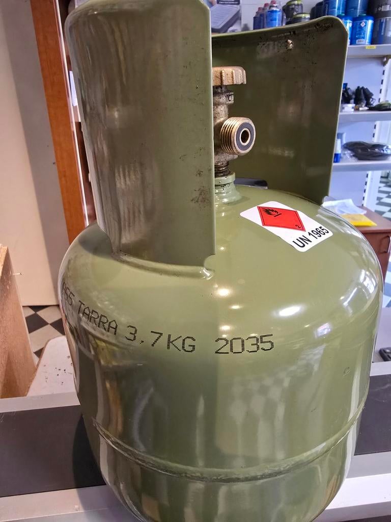 Kleine Gasfles 3 kg - Camping, BBQ, Ophalen, Gebruikt