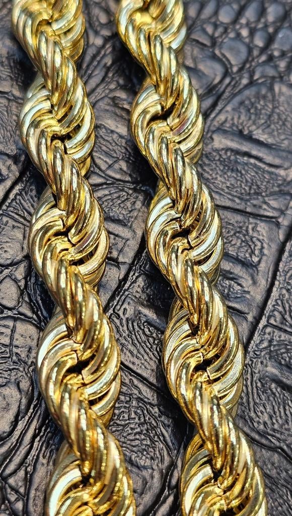 Prachtige rope chain 14karaat gouden ketting 42.05 gram, Ophalen of Verzenden, Nieuw, Goud, Goud