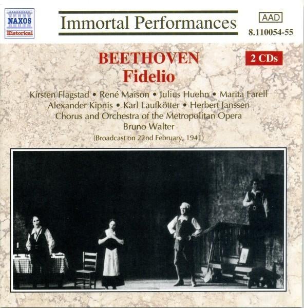 BEETHOVEN Fidelio 2 - CD FLAGSTAD WALTER NAXOS NIEUWSTAAT, Ophalen of Verzenden, Zo goed als nieuw, Classicisme, Boxset