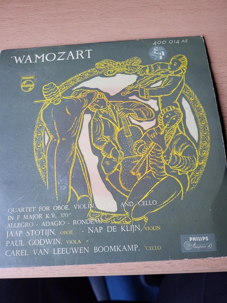 W.A. Mozart - Quartet for Oboe,  Violin, Viola  and Cello, Cd's en Dvd's, Vinyl Singles, Gebruikt, Ophalen of Verzenden