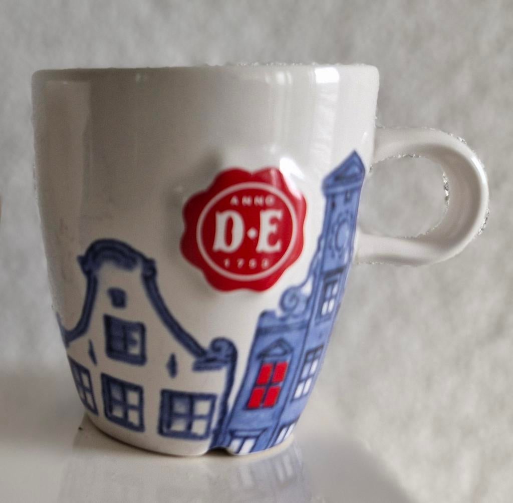 Douwe Egberts senseokopje Hollandsche Waaren, Huis en Inrichting, Ophalen of Verzenden, Zo goed als nieuw, Overige stijlen, Kop(pen) en/of Schotel(s)