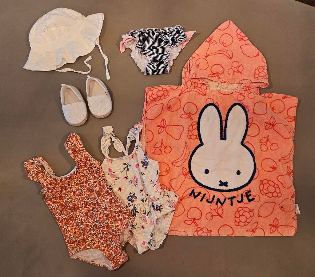 Grote zak meisjeskleding mt 74, 74/80 C&A, H&M, o.a. 17 sets, Kinderen en Baby's, Ophalen, Gebruikt, Maat 74