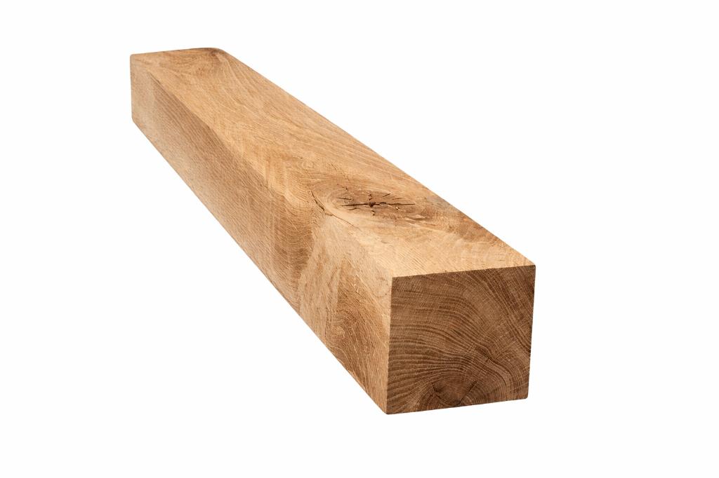 Eiken balk 10 x 10, Ophalen, Nieuw, 250 cm of meer, Balken