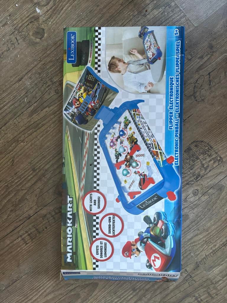 Lexibook mario kart flipperkast, Ophalen of Verzenden, Zo goed als nieuw