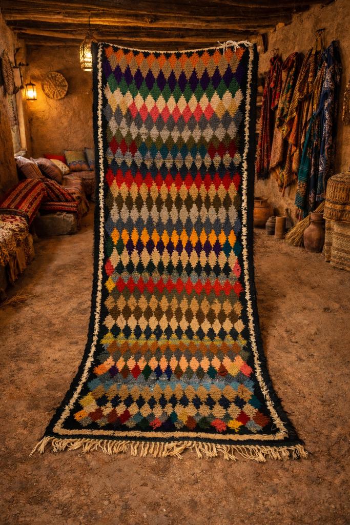 Handgemaakte Marokkaanse Berber Tapijt, 100 tot 150 cm, Wit, Nieuw, Ophalen of Verzenden