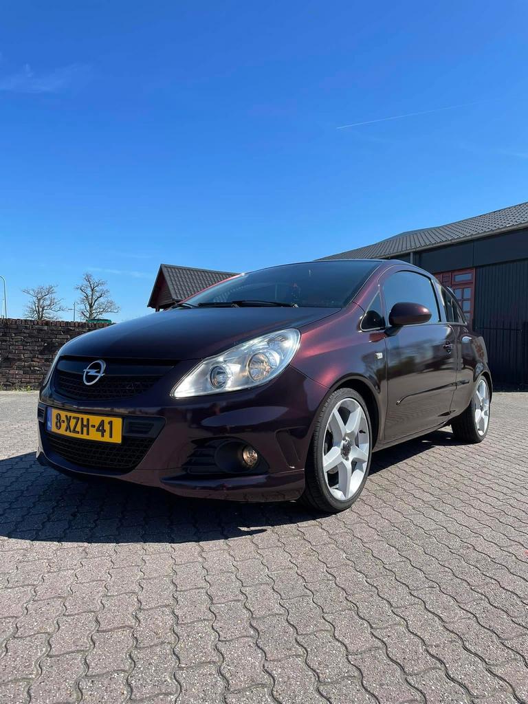 Opel Corsa 1.2 16V 3D 2007 Zwart, Auto's, Opel, Particulier, Corsa, Benzine, C, Hatchback, Handgeschakeld, Geïmporteerd, Zwart
