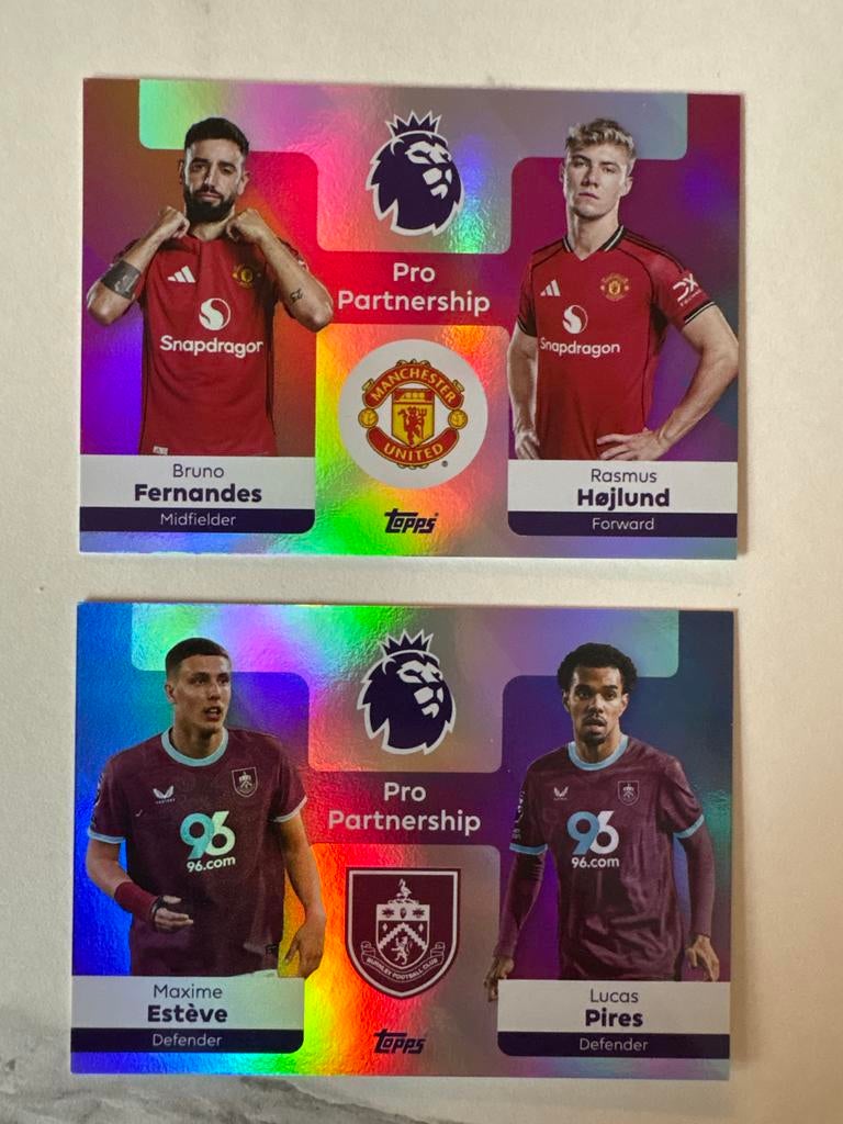 Premier League Topps Pro Partnership, Ophalen of Verzenden, Zo goed als nieuw, Buitenlandse clubs, Spelerskaart