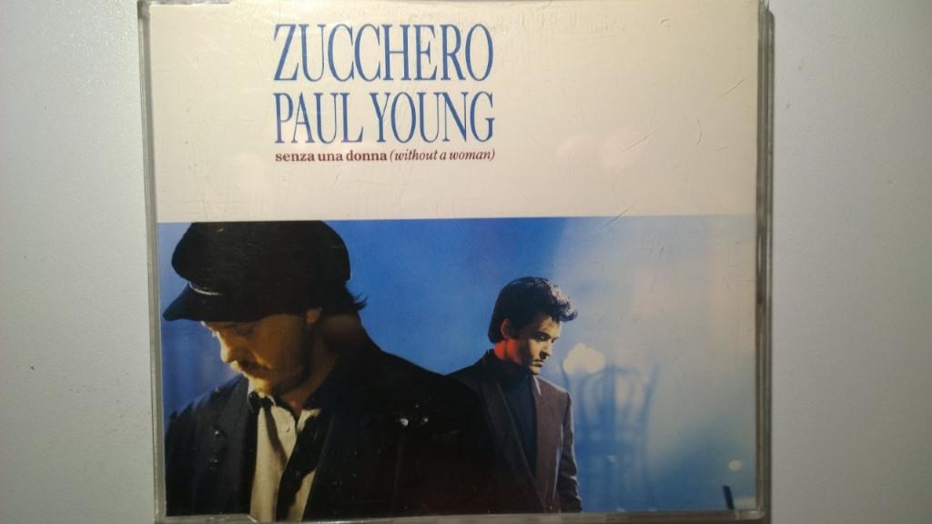 Zucchero Featuring Paul Young - Senza Una Donna, Maxi-single, Ophalen of Verzenden, Zo goed als nieuw, 1 single