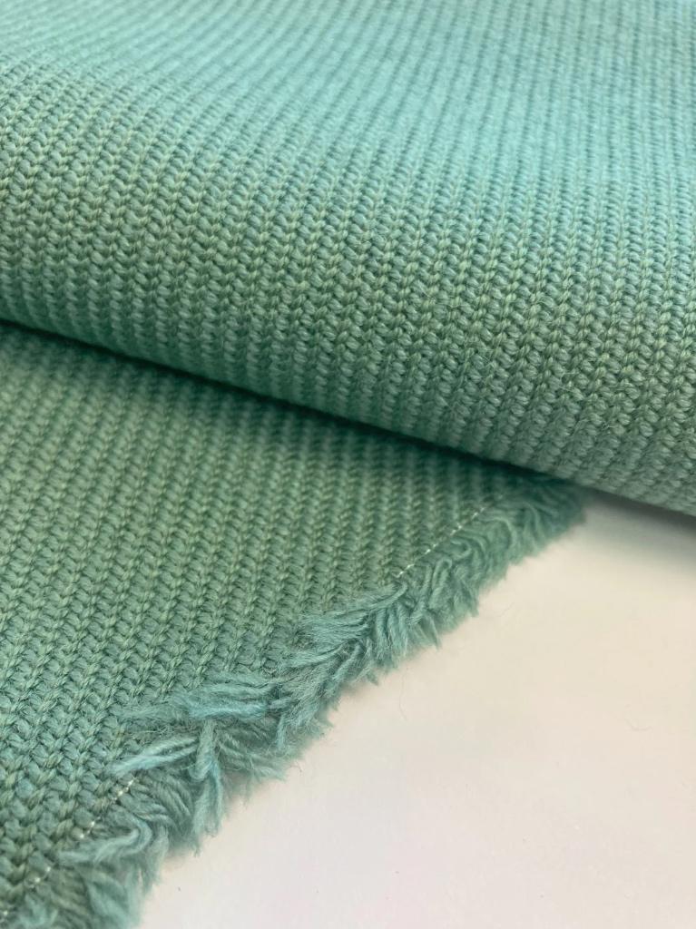 restant meubelstof Kvadrat Twill Weave, Hobby en Vrije tijd, Stoffen en Lappen, Wol, 120 cm of meer, Ophalen of Verzenden, Groen