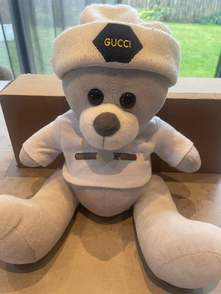 Kermis Gucci Knuffelbeer, Ophalen of Verzenden, Zo goed als nieuw, Beer