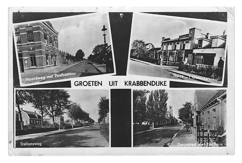 991267 Krabbendijke 1949 Gelopen met postzegel, Ophalen of Verzenden, 1940 tot 1960, Gelopen, Zeeland