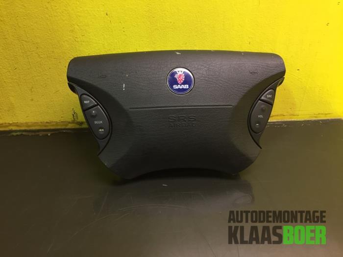 Airbag links (Stuur) van een Saab 9-3, Ophalen of Verzenden, 12 maanden garantie, Gebruikt, Saab