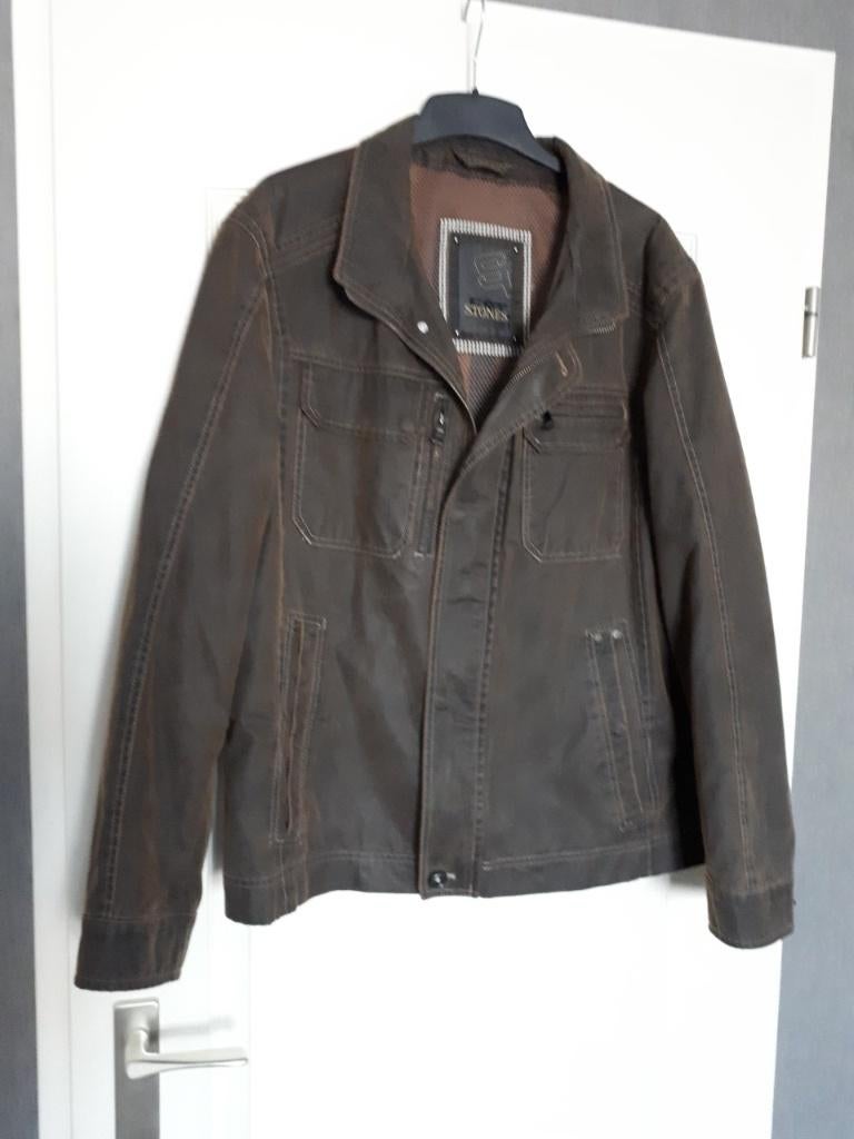 Jas Stones  Kleur : Bruin Maat : 48  Nieuwprijs €160.-, Kleding | Heren, Stones, Bruin, Maat 48/50 (M), Nieuw