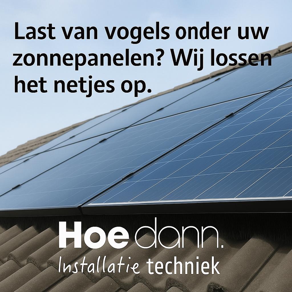 Vogelwering zonnepanelen – strak en professioneel geplaatst, Ophalen, Zo goed als nieuw