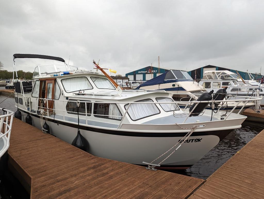 Ik verkoop een stalen boot van 9,60 meter., Ophalen, Gebruikt
