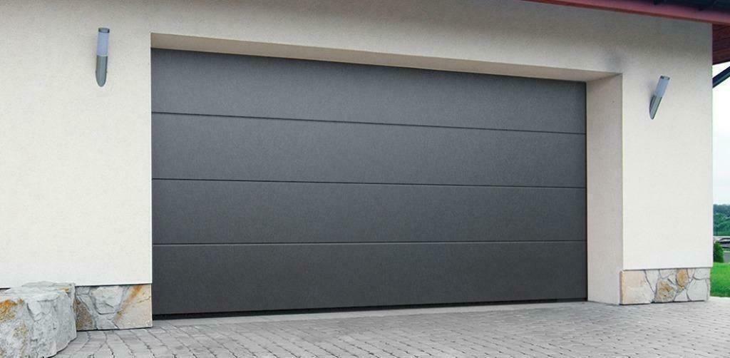 Nieuwe Sectionaaldeur 3500 x 3000 Antraciet of Wit Garage, Kunststof, Ophalen of Verzenden, 120 cm of meer, 215 cm of meer