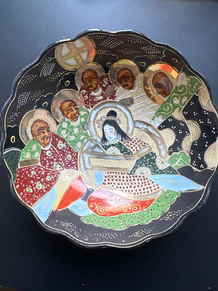 Antieke Japanse Satsuma Schaal, Ophalen of Verzenden
