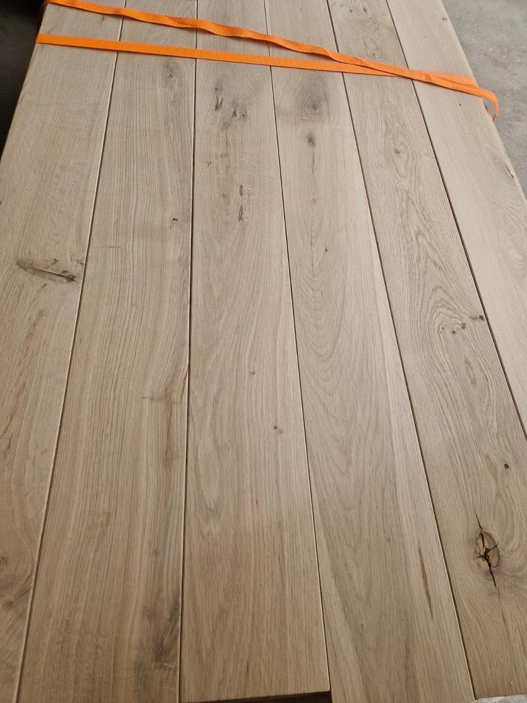 111M2 massieve eikenhouten vloer #VERNIEUWD#, Gebruikt, 10 tot 30 cm, Hout, 150 cm of meer