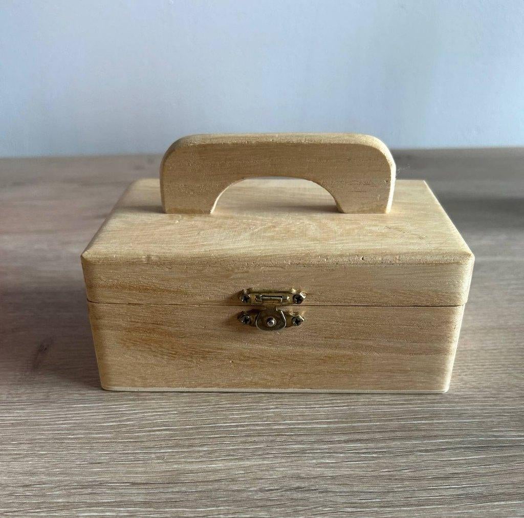 Houten kistje Xenos, Huis en Inrichting, Ophalen, Minder dan 50 cm, Gebruikt, Minder dan 50 cm