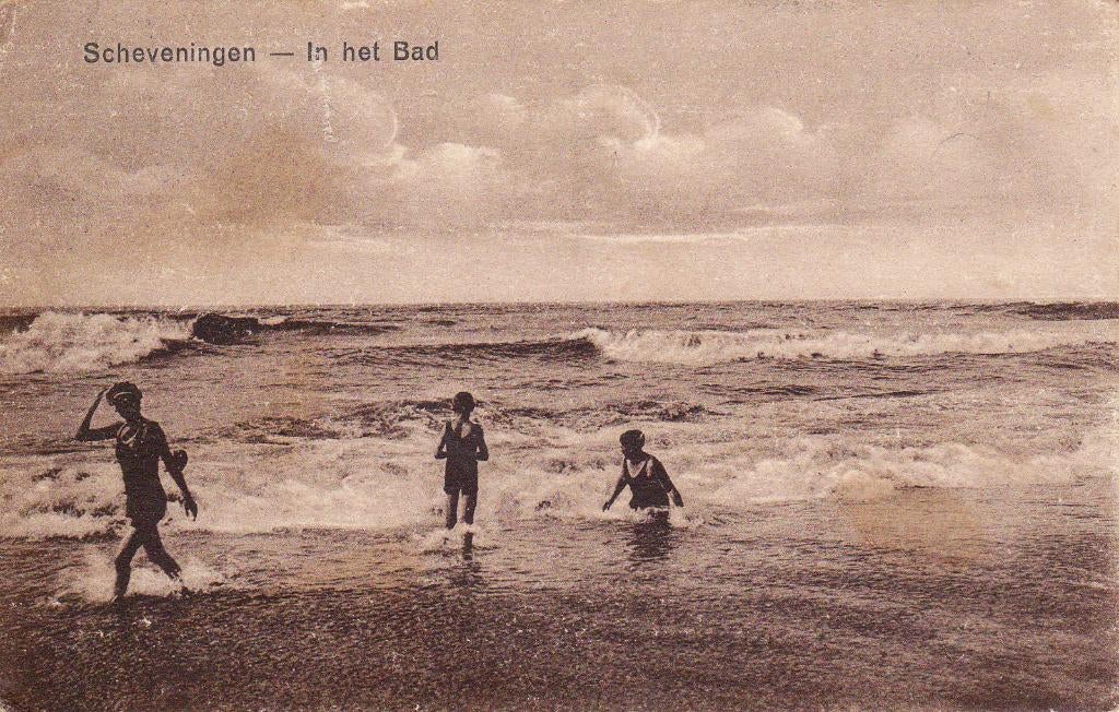 05841 Scheveningen - In het bad, Verzenden, Voor 1920, Gelopen, Zuid-Holland