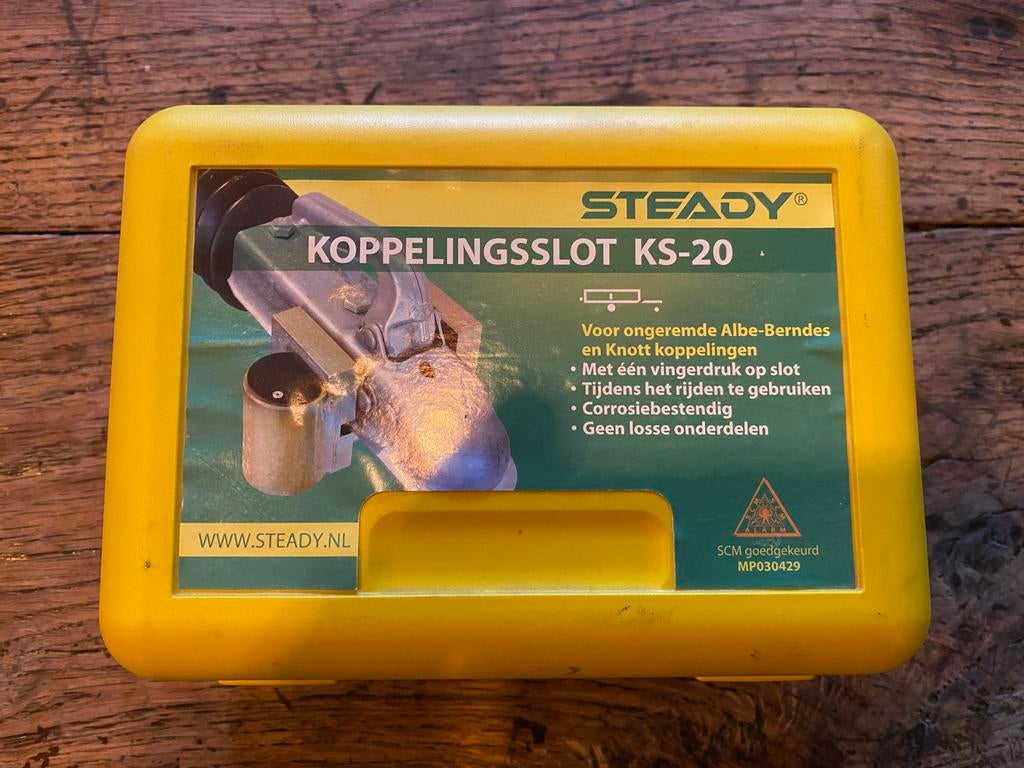 Steady KS-20 Anti-diefstal Koppelingslot / Disselslot, Ophalen of Verzenden, Nieuw