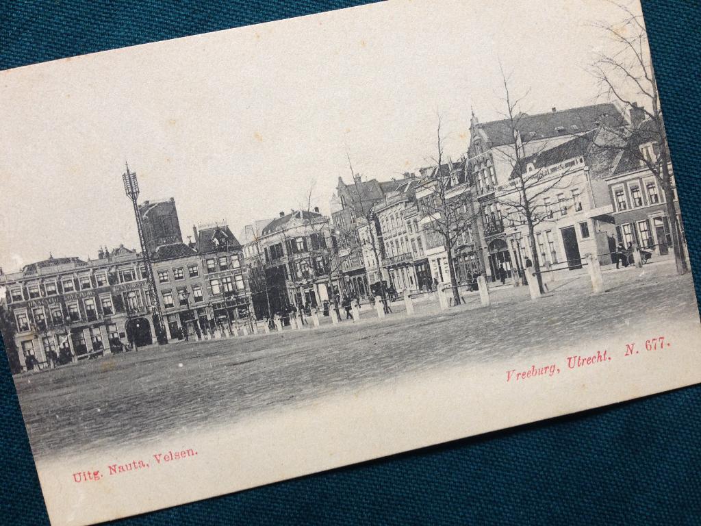 Ansichtkaart Vredenburg Utrecht rond 1900, Ophalen of Verzenden, Voor 1920, Gelopen, Utrecht