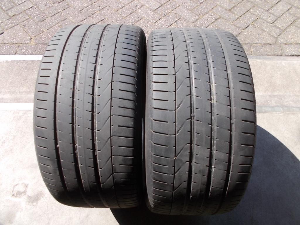 2X PIRELLI PZERO NO BANDEN 315 35 R21 111Y  4,5-5MM PROFIEL, Gebruikt, Band(en), Personenwagen, 315 mm