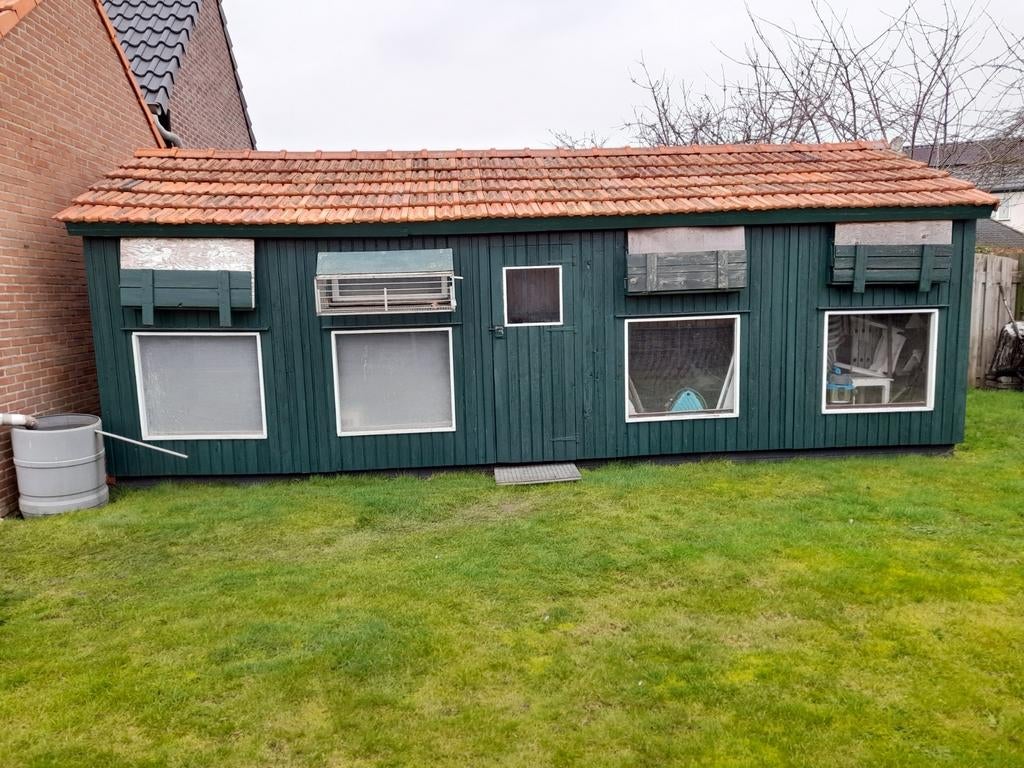 duivenhok gratis wel zelf afbreken, Ophalen of Verzenden, Gebruikt, Hout, Overige typen