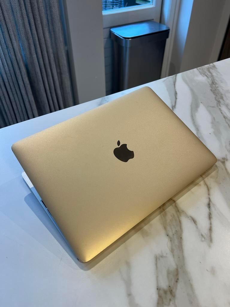 MacBook Retina 12" Early 2015 - Goud, Computers en Software, Apple Macbooks, Gebruikt, Qwerty, 8 GB, Minder dan 2 Ghz