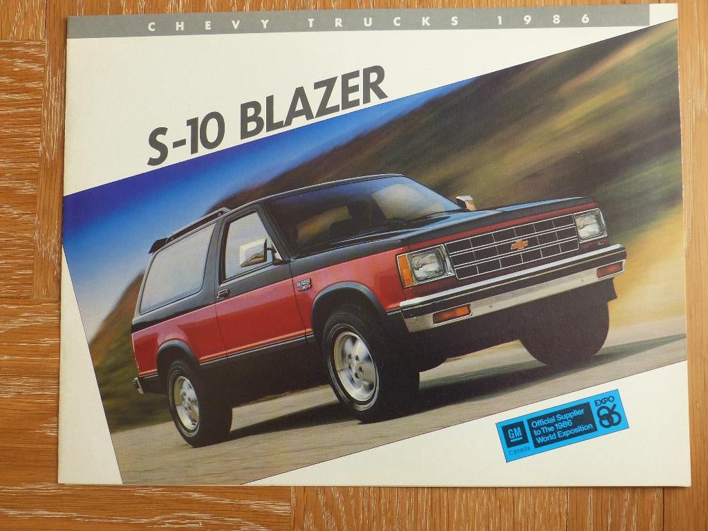 Chevrolet S-10 Blazer 1986 brochure, Verzenden, Zo goed als nieuw, Chevrolet