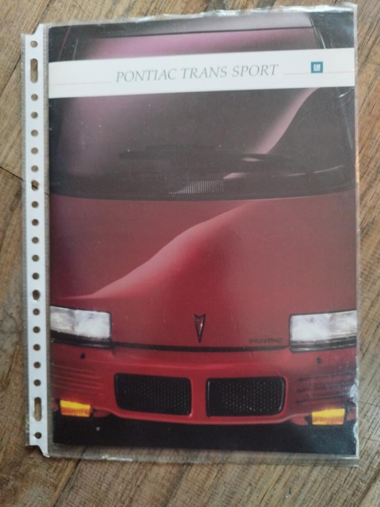 Pontiac trans sport brochure 1993, Ophalen of Verzenden, Zo goed als nieuw, Overige merken, Pontiac