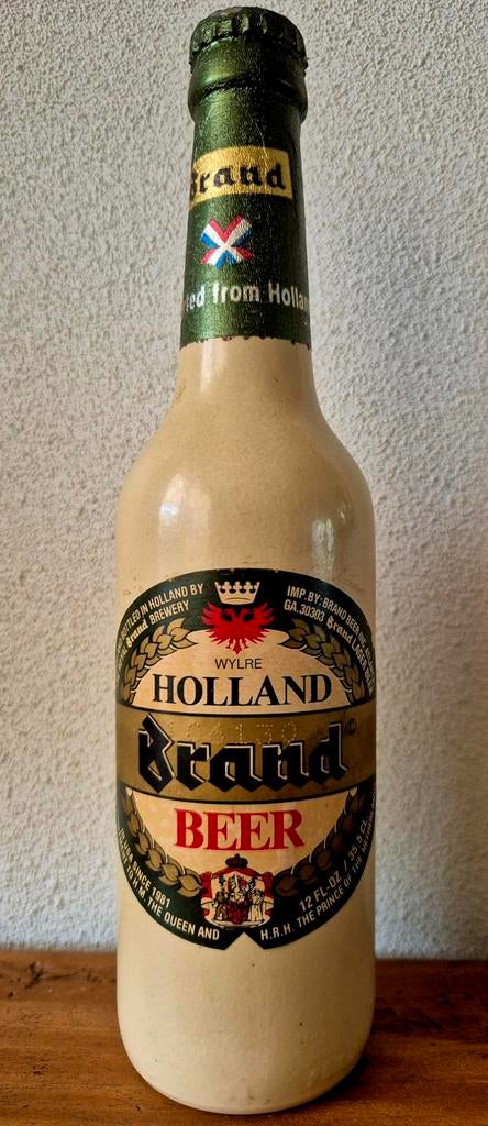Fles Brand bier HOLLAND  br. Wijlre Limburg IMPORTED. Verzam, Verzamelen, Biermerken, Ophalen of Verzenden, Zo goed als nieuw