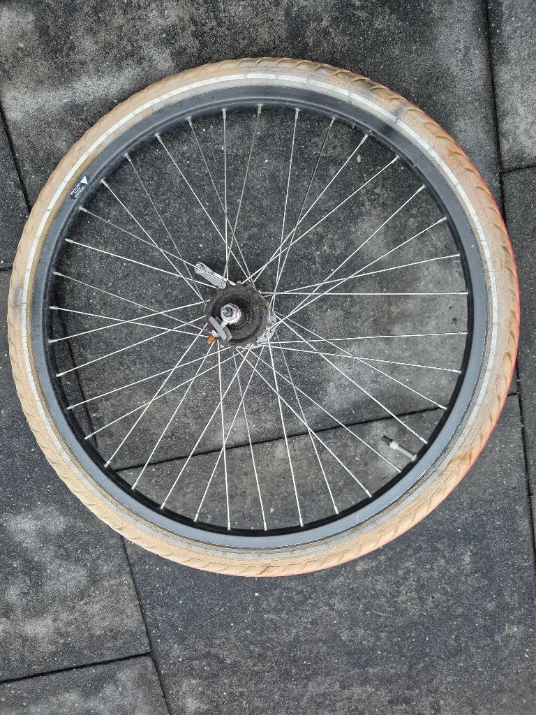 Achterwiel 24 inch met 3 nexus versnellingen, Fietsen en Brommers, Ophalen of Verzenden, Wiel, Aluminium