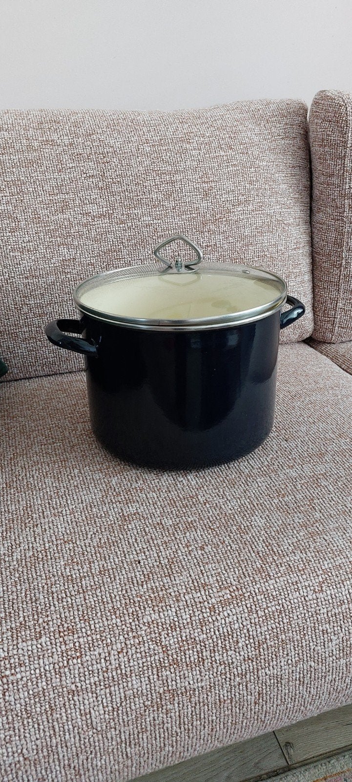 Grote soeppan met deksel, geschikt voor gasfornuis, Ophalen, Gebruikt, Met deksel, Kookpan