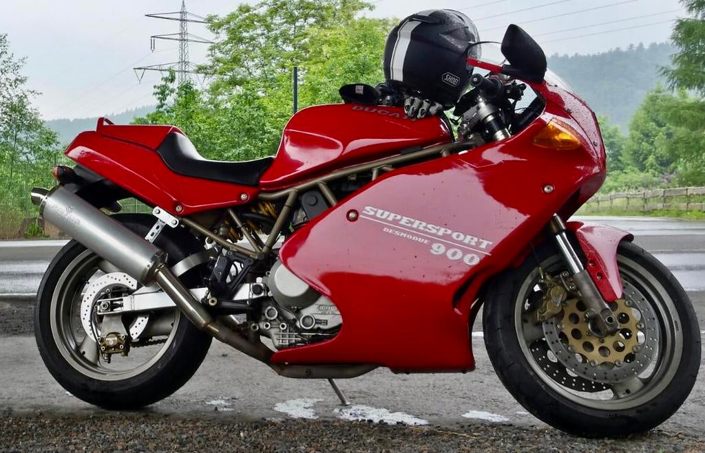 Ducati 900SS, Motoren, 2 cilinders, Sportuitlaat, Gebruikt, Super Sport