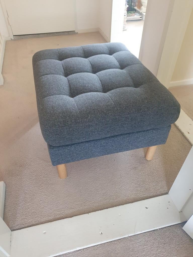 Hocker, voetenbank, Landskrona Ikea, Ophalen, Zo goed als nieuw, Rechthoekig
