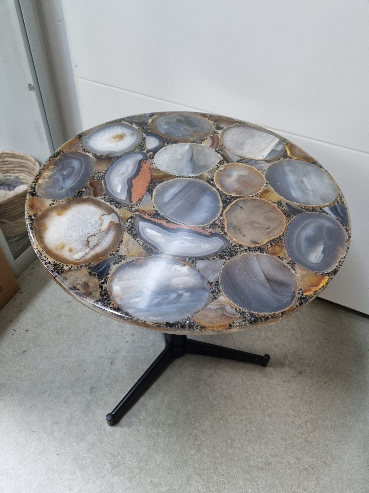 Grote Agaat tafel. Woensdag tm zondag Complete Leegverkoop!!, Verzamelen, Ophalen, Mineraal