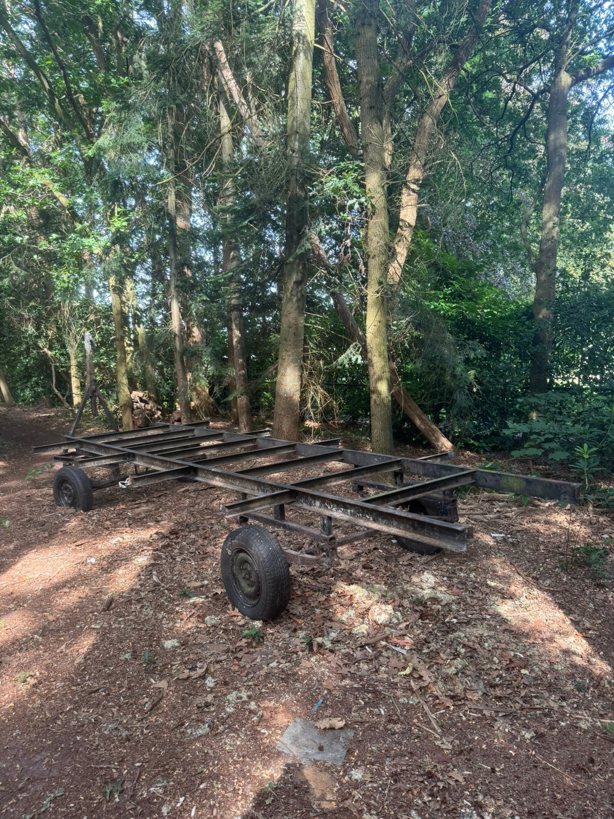 Pipowagen / bouwkeet / schaftkeet onderstel, Doe-het-zelf en Verbouw, Bouwketen en Schaftketen, Ophalen