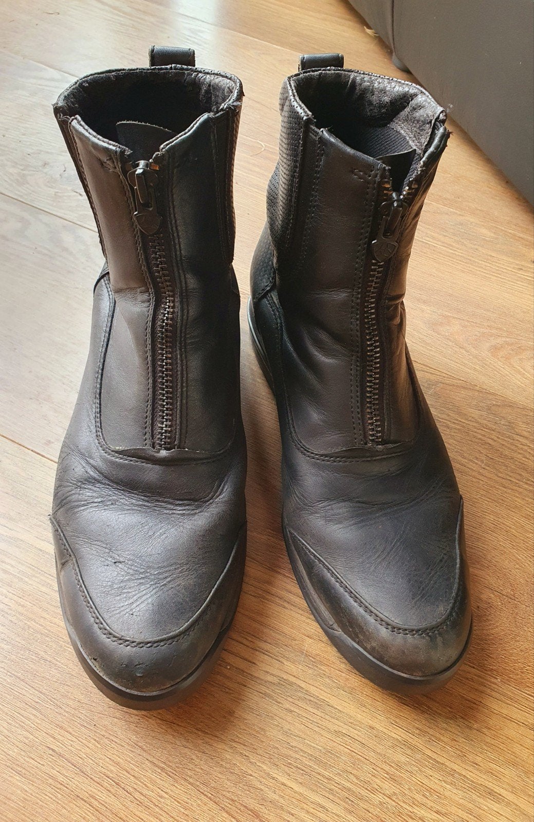 Ariat zwart leren jophurs met rits maat 42,5, Dieren en Toebehoren, Paardrijkleding, Gebruikt, Ritssluiting, Overige schoenmaten