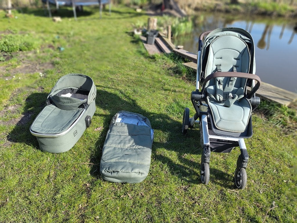 Joolz Hub Marvellous green, Gebruikt, Verstelbare duwstang, Ophalen, Kinderwagen