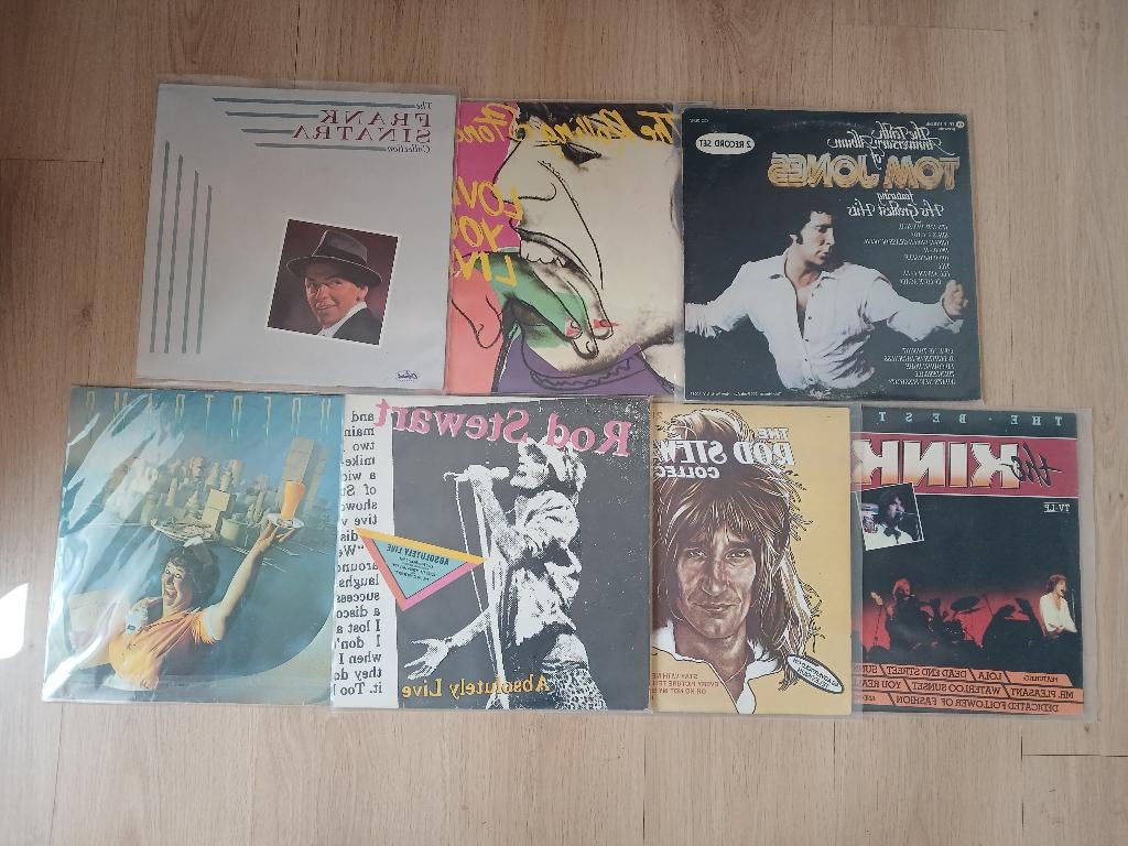 Lps Frank Sinatra, Tom Jones, The Kinks., Gebruikt, 1980 - 1989, Ophalen of Verzenden, 12 inch