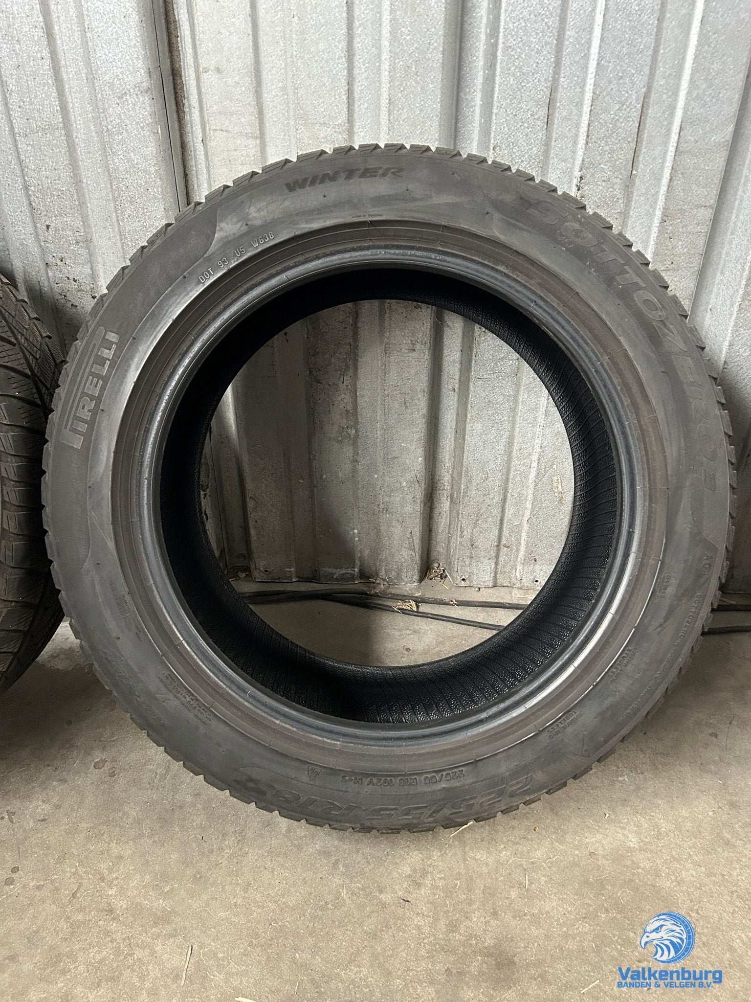 6mm! Winterbanden 225/55R18 Pirelli Sottozero 3 Winter, 18 inch, Gebruikt, -, -
