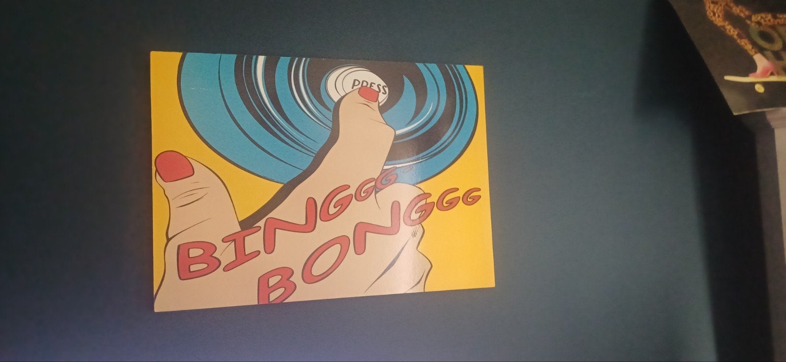 Deborah Azzopardi ikea retro print binggg bonggg, Ophalen of Verzenden, Huis en Inrichting