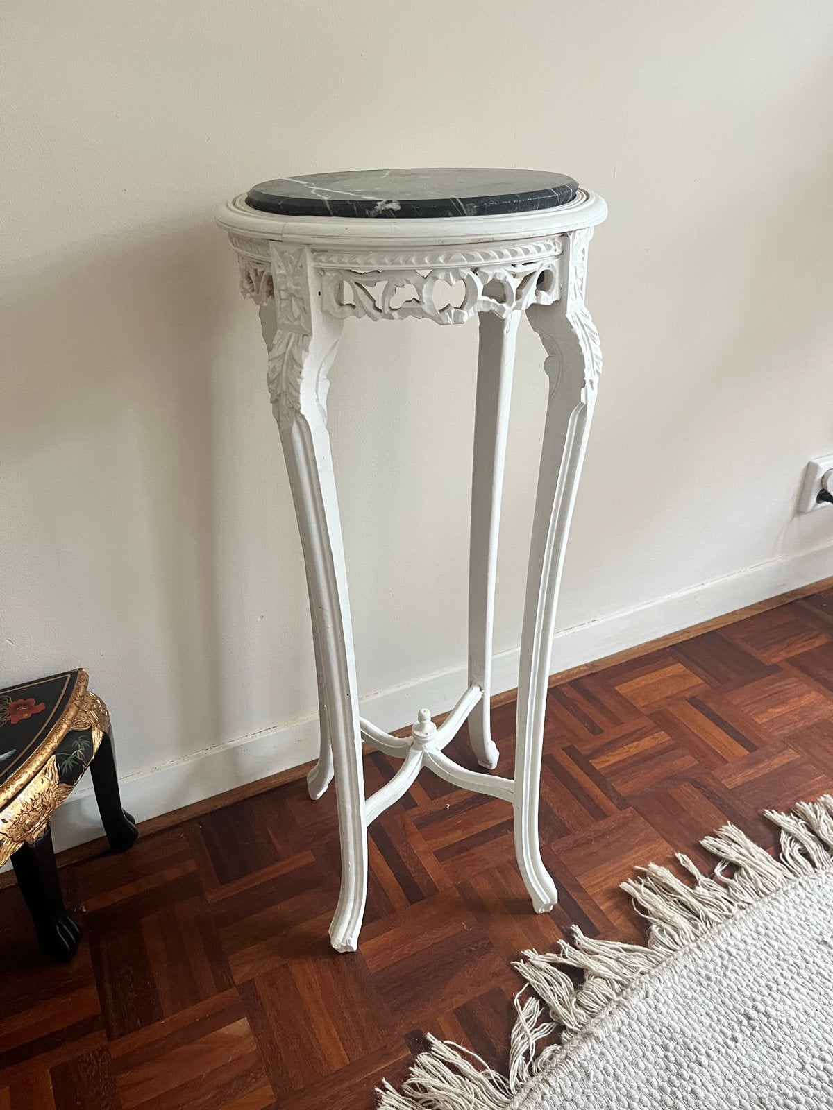 Antieke plantentafel met marmeren blad, Antiek en Kunst, Ophalen